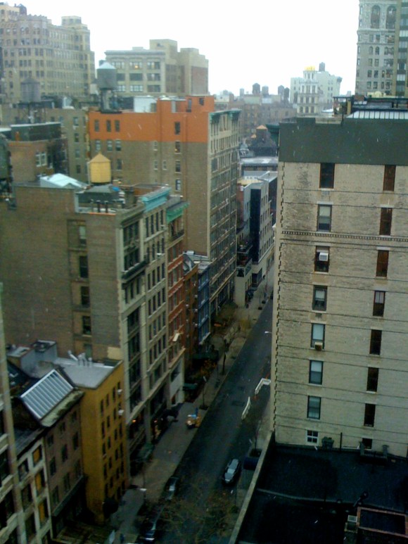 Taken from my office while waiting for the elevator