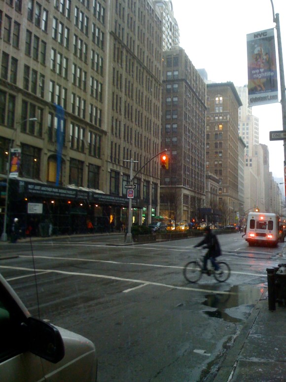 On my way back from the bank